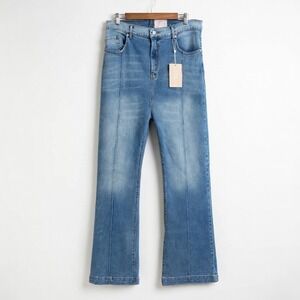 Revice Denim Venus Flares Eclipse Wash Star Back High Rise Flare Jeans 32 NWT